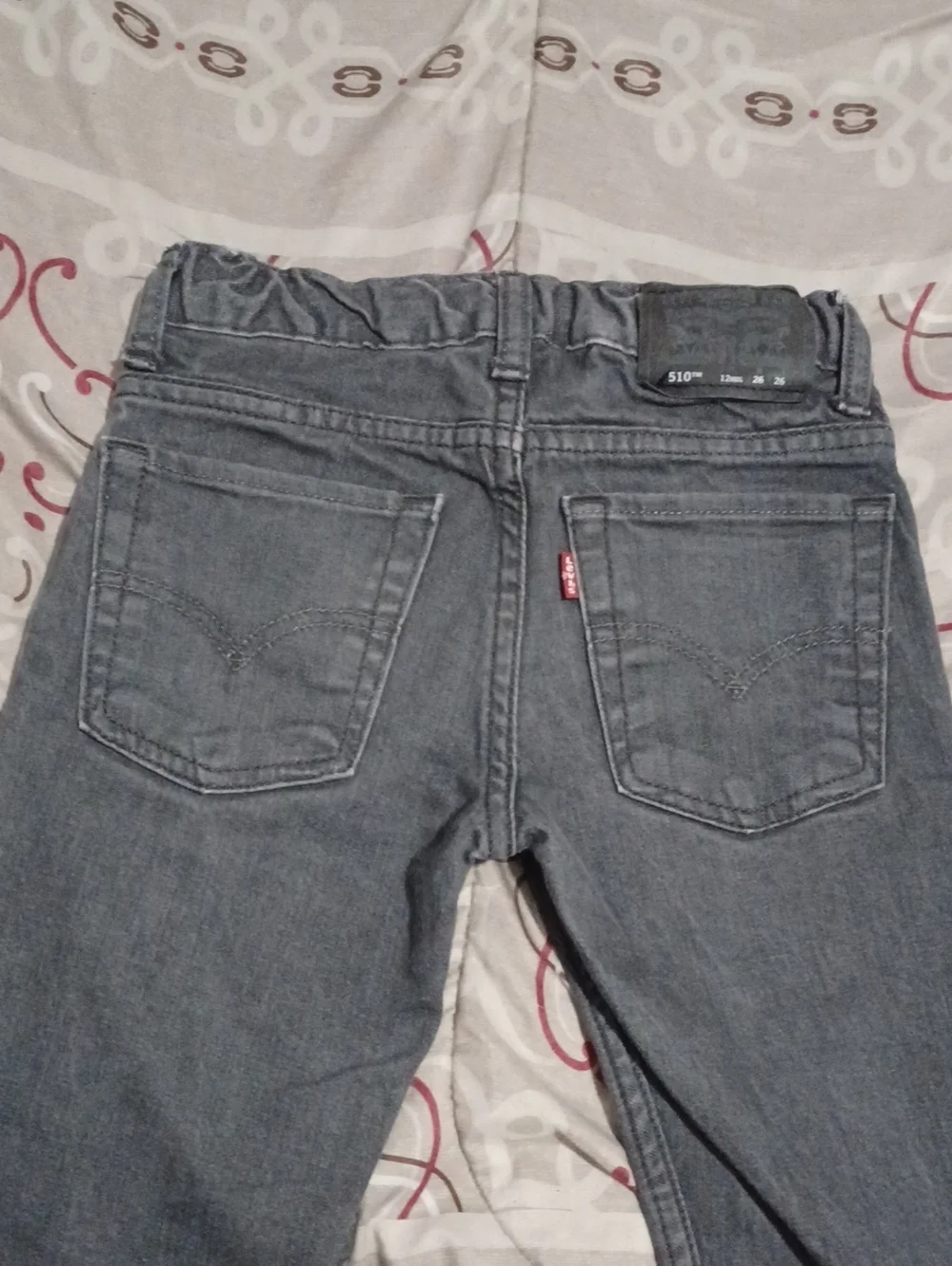 Levi's 510 Grey Skinny Jeans For Boys Size 12